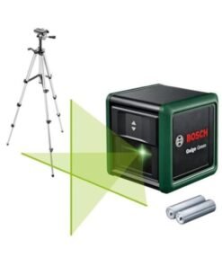 Bosch Cross Line Laser Quigo Green with Tripod