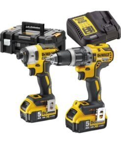 DeWalt DCK266P2T 18V XR Cordless Combi Drill & Impact Driver TSTAK Kit - 2 x 5Ah Li-ion Batteries