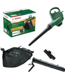 Bosch 06008B1071 Electric Leaf Blower and Vacuum UniversalGardenTidy 3000 (3000 W, 50 L Collection Bag, Variable Speed, Blowing, Vacuuming, Shredding)
