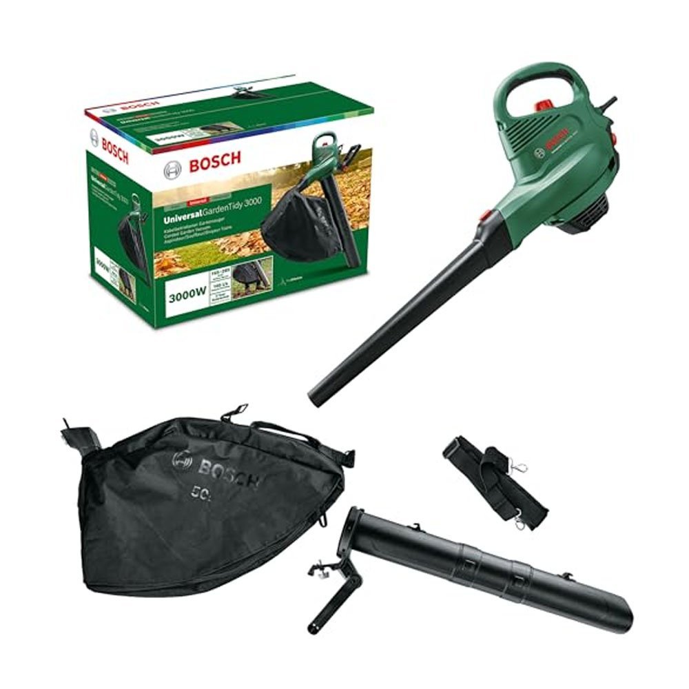 Bosch Universal GardenTidy 3000 Electric Leaf Blower and Vacuum