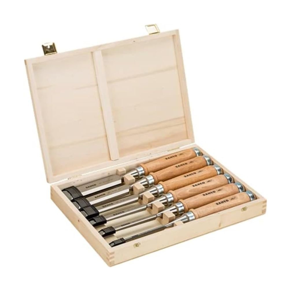 Bahco 425-083 BH425-083 Chisel Set in Wooden Box
