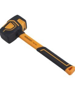 BOOSDEN Rubber Mallet, 20 oz Rubber Mallet Hammer, Rubber Hammer with Hook, Mallet Hammer with Solid Head & Ergonomic Grip Handle, Soft Face Hammer, No Damage for Flooring, Woodworking and Camping