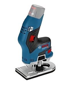 Bosch Professional GKF 12 V-8 Brushless 12V Router (Bare Tool, Carton) – Blue, Includes 6/8 mm Collets
