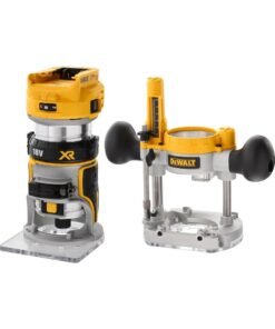 DEWALT DCW604NT-XJ 18V XR Brushless 8mm (1/4") Router in TSTAK Kitbox, Bare Unit
