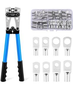 HX-50B Battery Cable Lug Crimping Tools | Hand Electrician Pliers for Crimping Wire Cable from 6-50mm² (AWG 8-1/0)