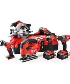 M18 FPP6D2-503B Fuel™ Powerpack 6-Piece Kit - 18V with 3 x 5.0Ah Li-ion Batteries