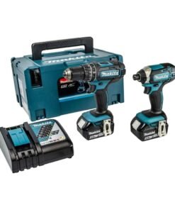 Makita DLX2131TJ 18V Li-ion LXT 2 Piece Combo Kit - Includes DHP482Z & DTD152Z, 2 x 5.0 Ah Batteries, Charger, Makpac Case