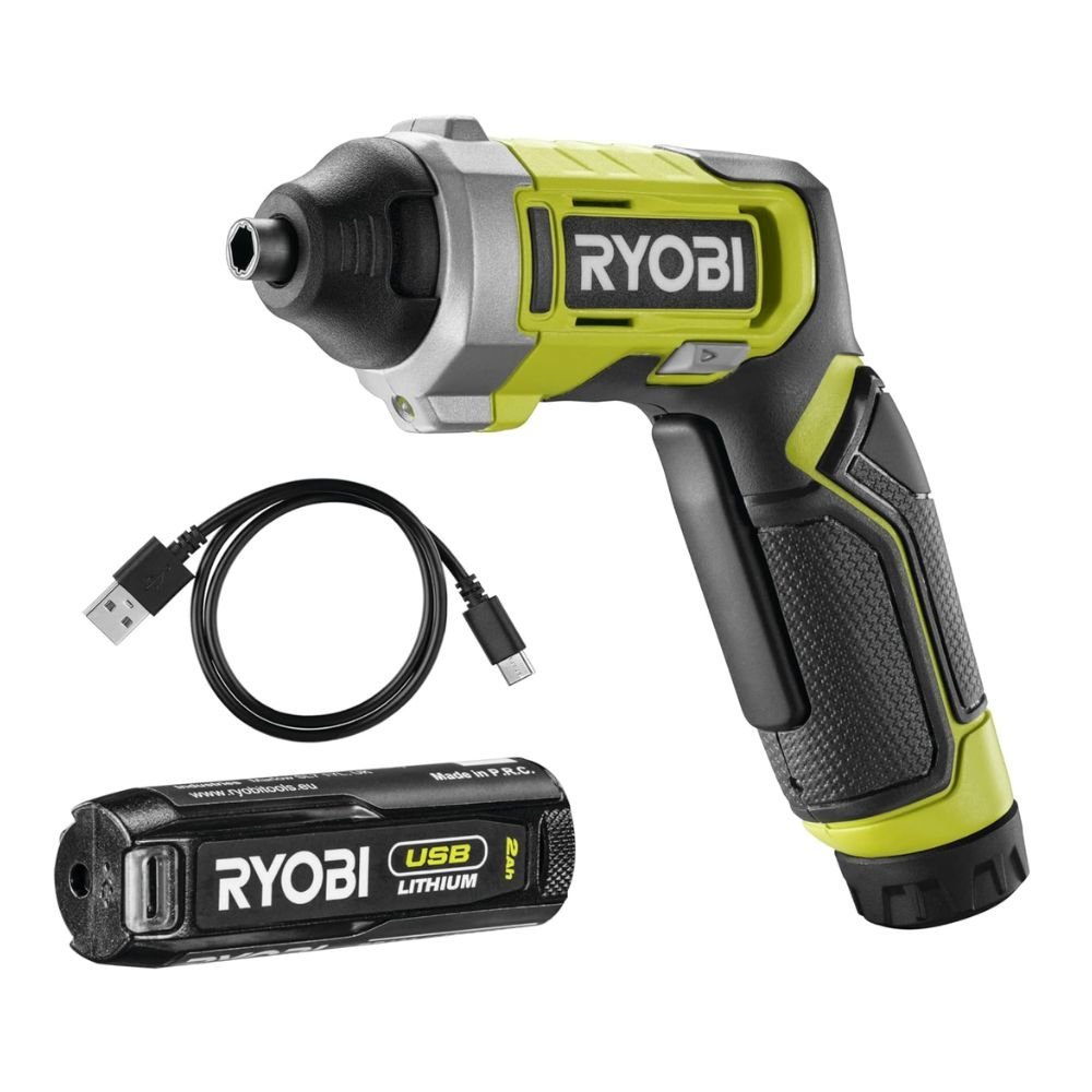 Ryobi RSD4-120T 4V USB 2.0Ah Lithium Battery Screwdriver