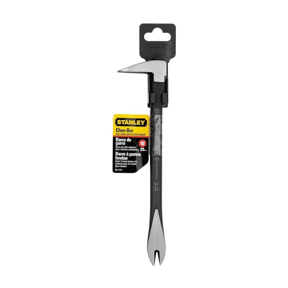 Stanley Claw Bar 10in – Durable Claw Bar for Prying and Pulling