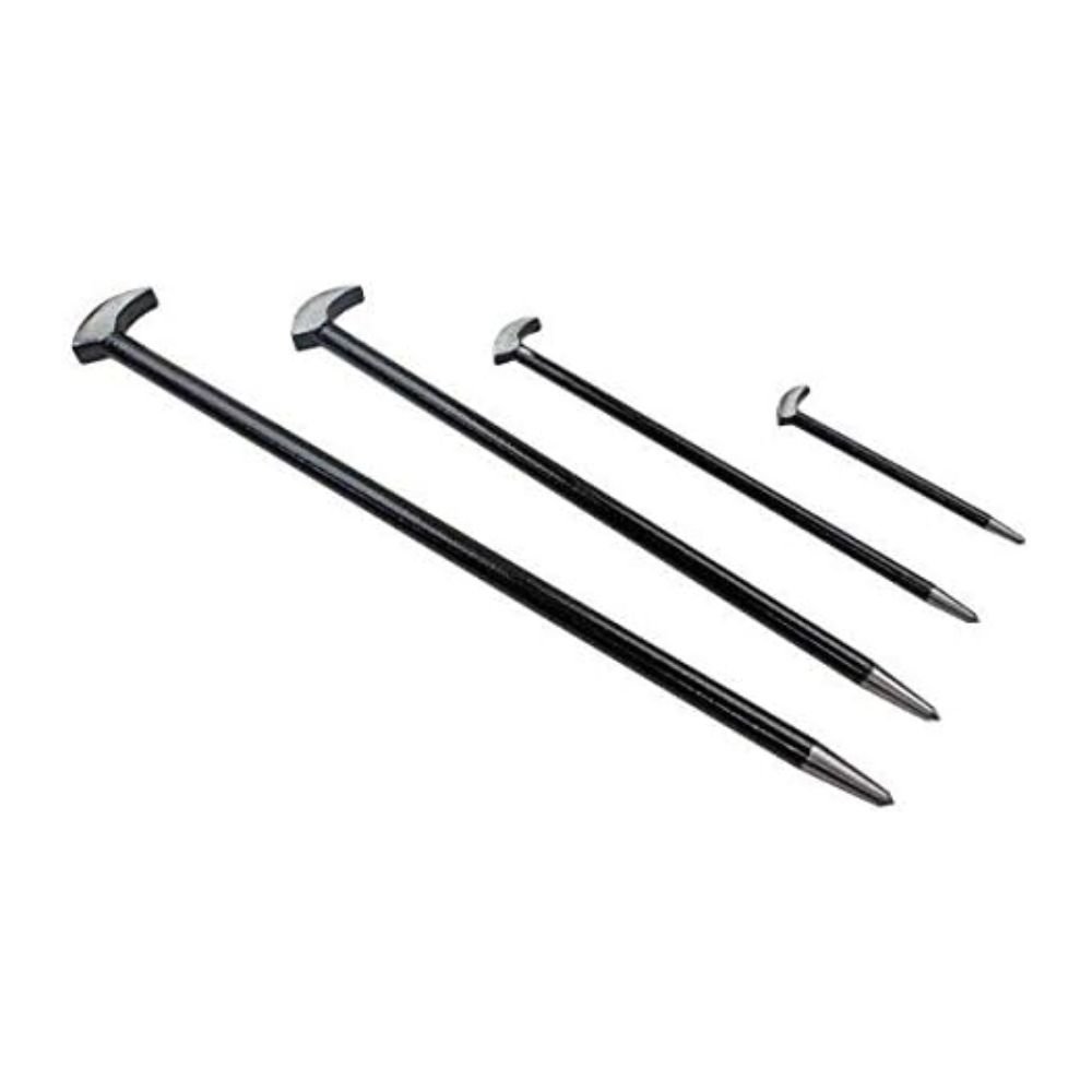 US PRO 4pc Heel Set Podgers Pry Bars Toe - 150, 300, 400, 500mm